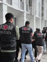 Mersin'de polisi tehdit eden organize suç örgütüne operasyon : 16 tutuklama