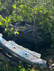 Afyonkarahisar'da otomobil takla atarak evin bahçesine devrildi : 1 yaralı