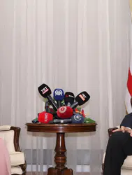 KKTC Başbakanı Üstel, Bakan Göktaş ile görüştü