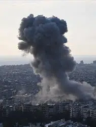 İsrail Beyrut'a saldırdı : 2 ölü, 4 yaralı