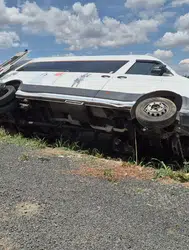 Tekirdağ’da minibüs şarampole devrildi