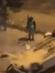 Edirne'de kaza : Otomobil takla attı, 1 kişi yaralandı