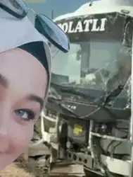 Ankara'daki feci kazada hayatını kaybetmişti ! 1 ay önce evlenen öğretmen gözyaşlarıyla uğurlandı