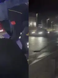Bursa-Mudanya yolunda kaza : Cep telefonlarının ışığıyla ambulansa yol açtılar
