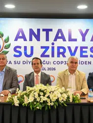 Antalya'da su zirvesi öncesi kritik toplantı : Kentsel ve sanayi su yönetimi masaya yatırıldı