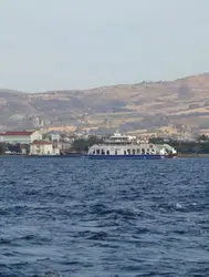 Gökçeada feribot seferlerine hava engeli