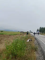 Kastamonu Daday'da 2 otomobil çarpıştı : 5 yaralı