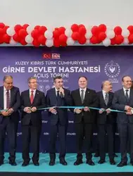 Cumhurbaşkanı Yardımcısı Cevdet Yılmaz KKTC'de: İki hastane hizmete açıldı