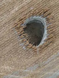 Karapınar’da Hasat Sırasında 8 Metre Derinliğinde Obruk Fark Edildi Mi?