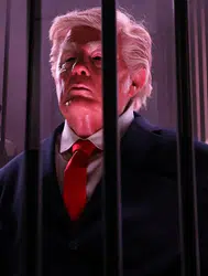 Tahran Sokaklarında Trump'a Karşı Sembolik Hapishane Eylemi