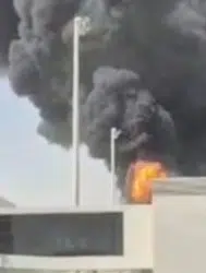 Suudi Arabistan'da Kral Halid Uluslararası Havalimanı'na saldırı! Terminalde yangın çıktı