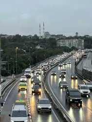 İstanbul'da Akşam Saatlerinde Trafik Yoğunluğu Yüzde 89'a Ulaştı