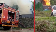 Sapanca'da bungalov yangını!