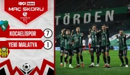 Kocaelispor, Yeni Malatyaspor'u yedi bitirdi! Süper Lig'e son adım kaldı