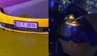 Mersin'de korkunç kaza! Kontrolden çıkan taksi elektrik direğine çarptı: 2 ölü!