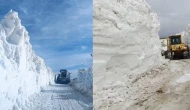 Hakkari Yüksekova'da 3 metrelik kar!