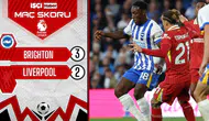Premier Lig'de Brighton, şampiyon Liverpool'u devirdi