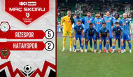Rizespor, Hatayspor'u 5 golle geçti! Sezonu 3 puanla tamamladı