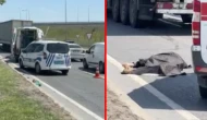 Başakşehir'de korkunç kaza! Yolun karşısına geçerken tır çarptı: 1 ölü