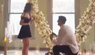 Milli futbolcu Samet Akaydın’dan oyuncu Hazal Çağlar’a romantik teklif