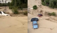 Osmaniye'de sel! Araçlar sular altında kaldı