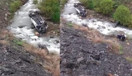 Hakkari'de işçileri taşıyan minibüs derede devrildi! Ölü ve yaralılar var