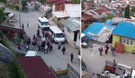 Kocaeli’de sokak ortasında kavga: Tuğla ve yumruklar havada uçuştu