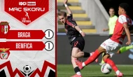 Kerem Aktürkoğlu ve Orkun Kökçü yıkıldı: Benfica, Braga deplasmanında şampiyonluğu kaybetti