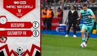 Rizespor, Gaziantep FK'yi 2-0 mağlup etti! Sahasında hata yapmadı