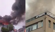 Eyüpsultan'da tekstil atölyesinde yangın!