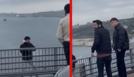 İstanbul'da intihar vakası: Köprüden atlamaya çalışan adamı röportaj adam kurtardı