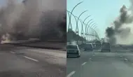 Ankara'da öğrenci taşıyan otobüs yandı!