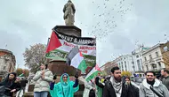 Belçika'da İsrail yanlısı 2 şirkete Gazze protestosu!
