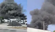 Kocaeli'de fabrikada yangın çıktı!