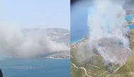 İzmir'de orman yangını: Havadan ve karadan müdahale...