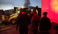 Kütahya'da tahta palet üretimi yapan atölyede yangın çıktı!