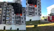 Çanakkale'de site yangını: 10 kişi dumandan etkilendi!