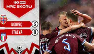 Norveç, İtalya karşısında fişi ilk yarıda çekti! 3 puanı 3 golle aldı