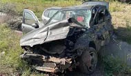 Malatya'da korkunç kaza! Otomobil şarampole uçtu: 10 yaralı!