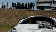 Muş'ta takla atan araç hurdaya döndü: 1'i ağır 4 yaralı