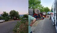 Bolu'da 15 yaşındaki çocuğun kullandığı traktör devrildi: 1 ölü, 2 yaralı