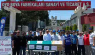 600 DYO işçisi 14 gündür grevde: İşçiler tabutla protesto etti!
