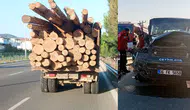 Balıkesir'de feci kaza: Kamyon ile minibüs çarpıştı! 6 yaralı