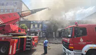 Ümraniye oto sanayi sitesinde yangın!