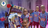 Enerji İşçileri Sendikası’ndan Çad’taki yetim çocuklara bayram hediyesi: Trabzonspor formasıyla yüzleri güldürdü!