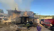 Burdur'da korku dolu anlar: Banyo sobasından yangın çıktı