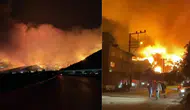 Bursa-Ankara otobanı, yangın sebebiyle trafiğe kapatıldı
