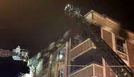 Gaziosmanpaşa’da 6 katlı binada korkutan yangın: Can kaybı yaşanmadı