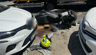 Üsküdar'da zincirleme kaza! Kamyonet, ticari araç ve motosikletle çarpıştı: 1 ağır yaralı!