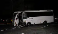 Serik’te trafik kazası: 3 midibüs karıştı, 6 kişi yaralandı